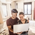 Young Couple Remodeling with a Home Equity Line of Credit